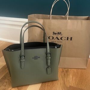 Coach Mollie 25 Military Green NWT